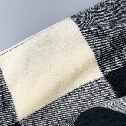 【中古品】【メンズ】 N.HOOLYWOOD エヌハリウッド 182-SH14-031 18AW OVER SIZED BLOCK CHECK SHIRT オーバーサイズドブロックチェックシャツ トップス 長袖 140-250906-ma-06-izu サイズ：38 カラー：BLACK 万代Net店