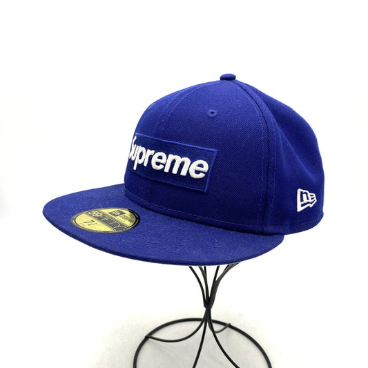 【中古品】【メンズ/レディース】 SUPREME×NEWERA シュプリーム×ニューエラ 24SS MLB TEAMS BOX LOGO CAP メジャーリーグベースボールチーム ボックスロゴキャップ 帽子 服飾雑貨 185-250829-ma-01-izu サイズ：57.7cm カラー：BLUE 万代Net店