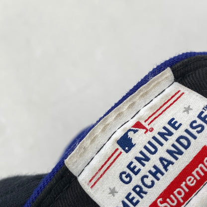 【中古品】【メンズ/レディース】 SUPREME×NEWERA シュプリーム×ニューエラ 24SS MLB TEAMS BOX LOGO CAP メジャーリーグベースボールチーム ボックスロゴキャップ 帽子 服飾雑貨 185-250829-ma-01-izu サイズ：57.7cm カラー：BLUE 万代Net店