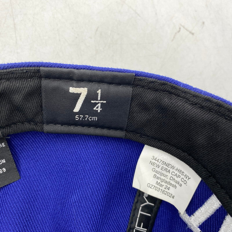 【中古品】【メンズ/レディース】 SUPREME×NEWERA シュプリーム×ニューエラ 24SS MLB TEAMS BOX LOGO CAP メジャーリーグベースボールチーム ボックスロゴキャップ 帽子 服飾雑貨 185-250829-ma-01-izu サイズ：57.7cm カラー：BLUE 万代Net店