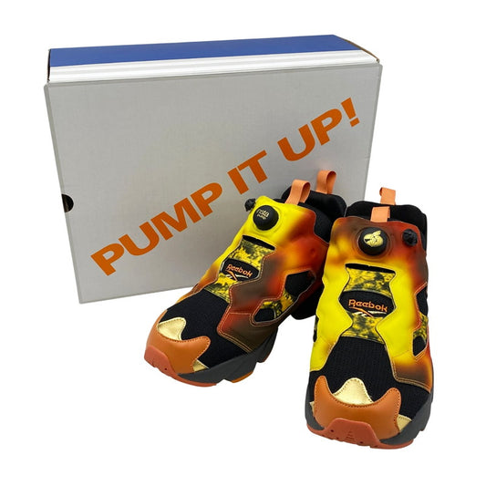 【中古品】【メンズ】 REEBOK×KOSHI INABA リーボック×稲葉浩志 100224285 INSTAPUMP FURY 94 MAGMA インスタポンプフューリー 94 マグマ 靴 スニーカー シューズ 162-250830-ma-10-izu サイズ：28cm カラー：BLACK/ORANGE 万代Net店