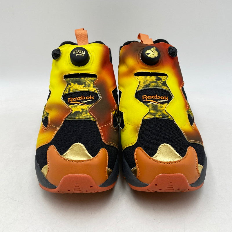 【中古品】【メンズ】 REEBOK×KOSHI INABA リーボック×稲葉浩志 100224285 INSTAPUMP FURY 94 MAGMA インスタポンプフューリー 94 マグマ 靴 スニーカー シューズ 162-250830-ma-10-izu サイズ：28cm カラー：BLACK/ORANGE 万代Net店