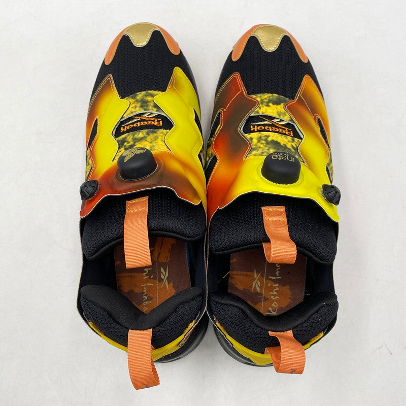 【中古品】【メンズ】 REEBOK×KOSHI INABA リーボック×稲葉浩志 100224285 INSTAPUMP FURY 94 MAGMA インスタポンプフューリー 94 マグマ 靴 スニーカー シューズ 162-250830-ma-10-izu サイズ：28cm カラー：BLACK/ORANGE 万代Net店