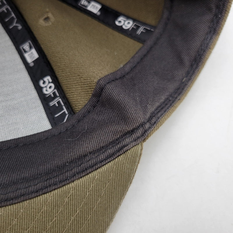 【中古品】【メンズ/レディース】 NEW ERA ニューエラ × WIND AND SEA ウィンダンシー 59FIFTY BB CAP ベースボールキャップ 帽子 185-250909-as-11-izu サイズ：7 1/2（59.6cm） カラー：カーキ 万代Net店