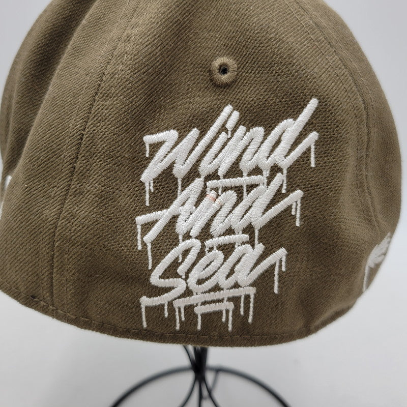 【中古品】【メンズ/レディース】 NEW ERA ニューエラ × WIND AND SEA ウィンダンシー 59FIFTY BB CAP ベースボールキャップ 帽子 185-250909-as-11-izu サイズ：7 1/2（59.6cm） カラー：カーキ 万代Net店
