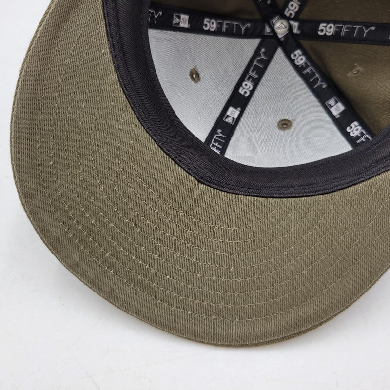 【中古品】【メンズ/レディース】 NEW ERA ニューエラ × WIND AND SEA ウィンダンシー 59FIFTY BB CAP ベースボールキャップ 帽子 185-250909-as-11-izu サイズ：7 1/2（59.6cm） カラー：カーキ 万代Net店