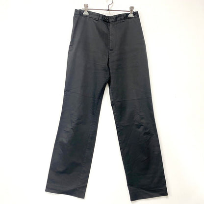 【中古品】【メンズ】 Y's for living ワイズフォーリビング STRAIGHT PANTSストレート パンツ ボトムス ズボン 151-250906-ya-08-izu サイズ：L カラー：ブラック 万代Net店