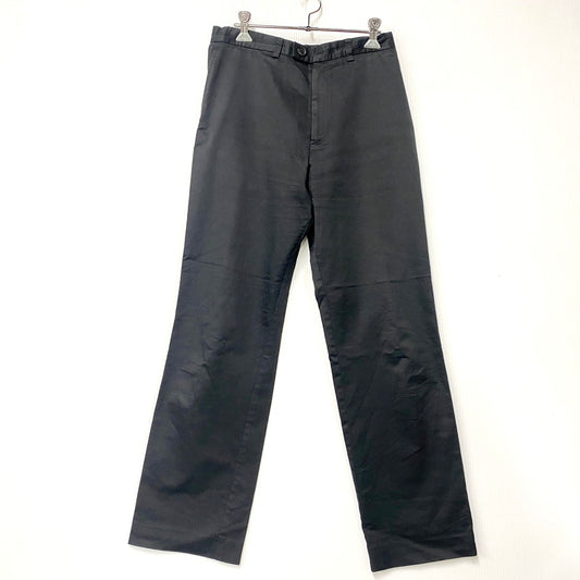【中古品】【メンズ】 Y's for living ワイズフォーリビング STRAIGHT PANTSストレート パンツ ボトムス ズボン 151-250906-ya-08-izu サイズ：L カラー：ブラック 万代Net店