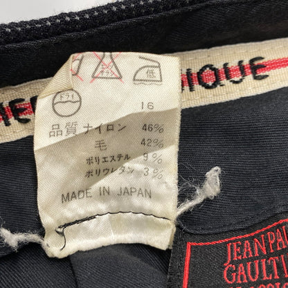 【中古品】【メンズ】 JEAN-PAUL GAULTIER ジャンポールゴルチエ 90S SLACKS PANTS 90年代 スラックスパンツ ズボン ボトムス 152-250829-ma-04-izu サイズ：76 カラー：BLACK 万代Net店