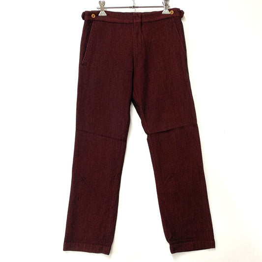 【中古品】【メンズ】 COMME des GARCONS HOMME PLUS コムデギャルソンオムプリュス PG-P024 AD2002 WOOL PANTS ウールパンツ ズボン ボトムス 151-250829-ma-05-izu サイズ：S カラー：RED 万代Net店