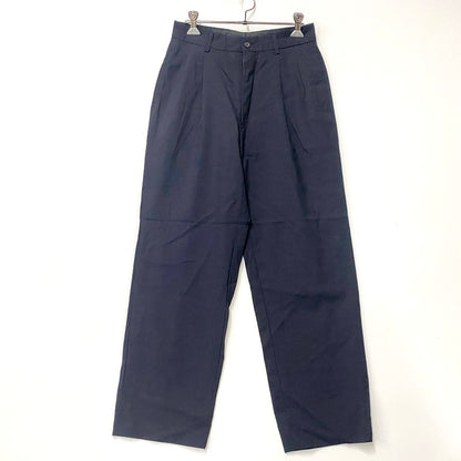 【中古品】【メンズ】 A.A.R YOHJI YAMAMOTO アール ヨウジヤマモト X132101 WOOL SLACKS PANTS ウール スラックスパンツ ボトムス ズボン 151-250906-ya-09-izu サイズ：72 カラー：ダークネイビー 万代Net店