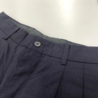 【中古品】【メンズ】 A.A.R YOHJI YAMAMOTO アール ヨウジヤマモト X132101 WOOL SLACKS PANTS ウール スラックスパンツ ボトムス ズボン 151-250906-ya-09-izu サイズ：72 カラー：ダークネイビー 万代Net店