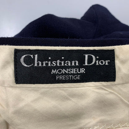 【中古品】【メンズ】 CHRISTIAN DIOR MONSIEUR クリスチャンディオール ムッシュ WOOL SLACKS PANTS ウール スラックス パンツ ボトムス ズボン 152-250906-ya-12-izu サイズ：76 カラー：ネイビー 万代Net店