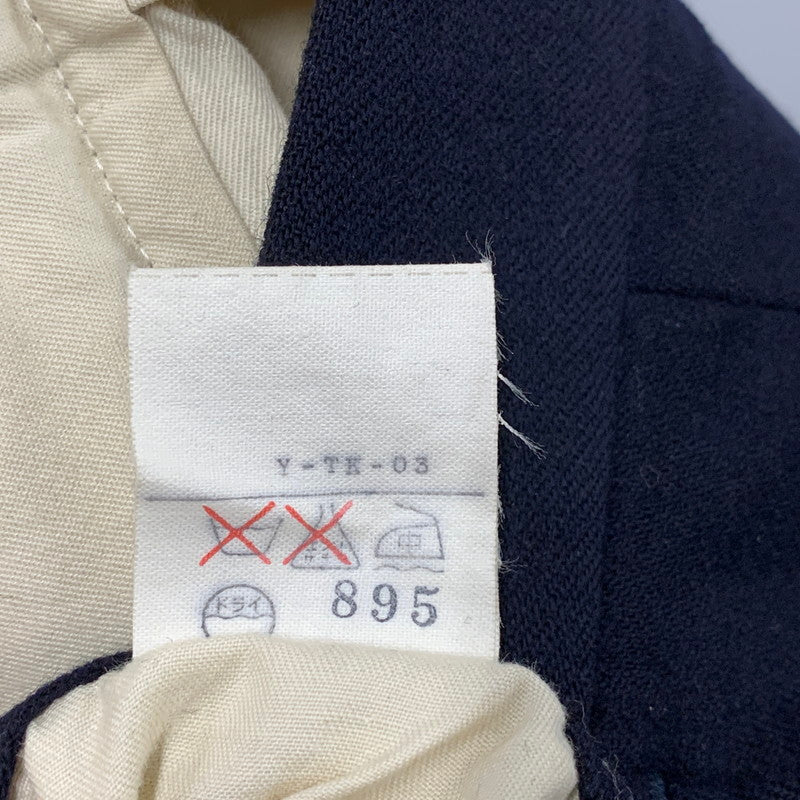 【中古品】【メンズ】 CHRISTIAN DIOR MONSIEUR クリスチャンディオール ムッシュ WOOL SLACKS PANTS ウール スラックス パンツ ボトムス ズボン 152-250906-ya-12-izu サイズ：76 カラー：ネイビー 万代Net店