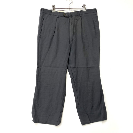 【中古品】【メンズ】 GIORGIO ARMANI ジョルジオアルマーニ イタリア製 WIDE SLACKS PANTS ワイドスラックスパンツ ズボン ボトムス 152-250829-ma-06-izu サイズ：不明 カラー：GRAY 万代Net店