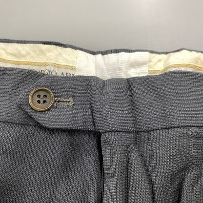 【中古品】【メンズ】 GIORGIO ARMANI ジョルジオアルマーニ イタリア製 WIDE SLACKS PANTS ワイドスラックスパンツ ズボン ボトムス 152-250829-ma-06-izu サイズ：不明 カラー：GRAY 万代Net店