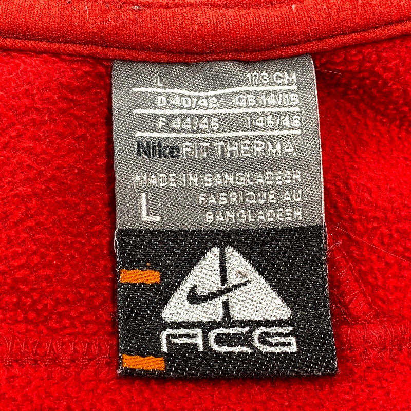 【中古品】【メンズ】 NIKE ACG ナイキ エーシージー 226256-643 00S TRACK JACKET 00年代 トラックジャケット アウター 長袖 146-250906-ma-02-izu サイズ：L カラー：RED 万代Net店