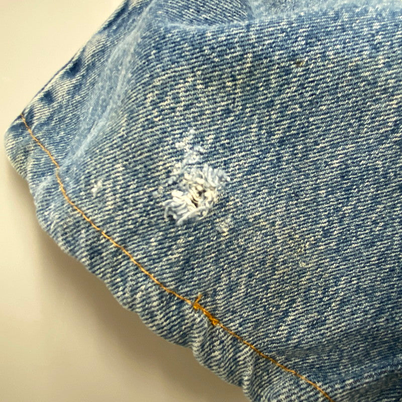 【中古品】【メンズ】 Levi's リーバイス 20517-0217 USA製 オレンジタブ 刻印869 BOOT CUT DENIM PANTS ブーツ カット デニム パンツ ボトムス ズボン 157-250906-ya-02-izu サイズ：W34 カラー：ライトインディゴ 万代Net店