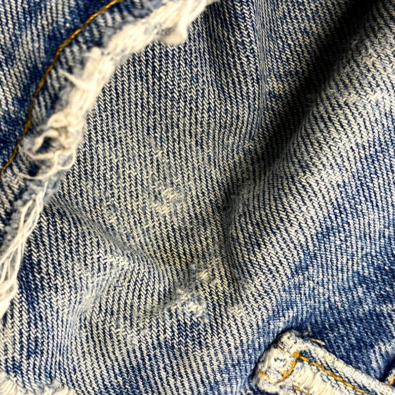 【中古品】【メンズ】 Levi's リーバイス 20517-0217 USA製 オレンジタブ 刻印869 BOOT CUT DENIM PANTS ブーツ カット デニム パンツ ボトムス ズボン 157-250906-ya-02-izu サイズ：W34 カラー：ライトインディゴ 万代Net店