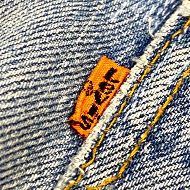 【中古品】【メンズ】 Levi's リーバイス 20517-0217 USA製 オレンジタブ 刻印869 BOOT CUT DENIM PANTS ブーツ カット デニム パンツ ボトムス ズボン 157-250906-ya-02-izu サイズ：W34 カラー：ライトインディゴ 万代Net店