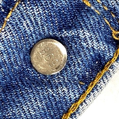 【中古品】【メンズ】 Levi's リーバイス 20517-0217 USA製 オレンジタブ 刻印869 BOOT CUT DENIM PANTS ブーツ カット デニム パンツ ボトムス ズボン 157-250906-ya-02-izu サイズ：W34 カラー：ライトインディゴ 万代Net店