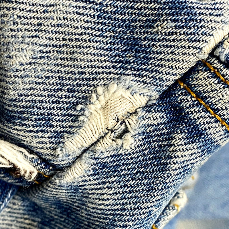 【中古品】【メンズ】 Levi's リーバイス 20517-0217 USA製 オレンジタブ 刻印869 BOOT CUT DENIM PANTS ブーツ カット デニム パンツ ボトムス ズボン 157-250906-ya-02-izu サイズ：W34 カラー：ライトインディゴ 万代Net店