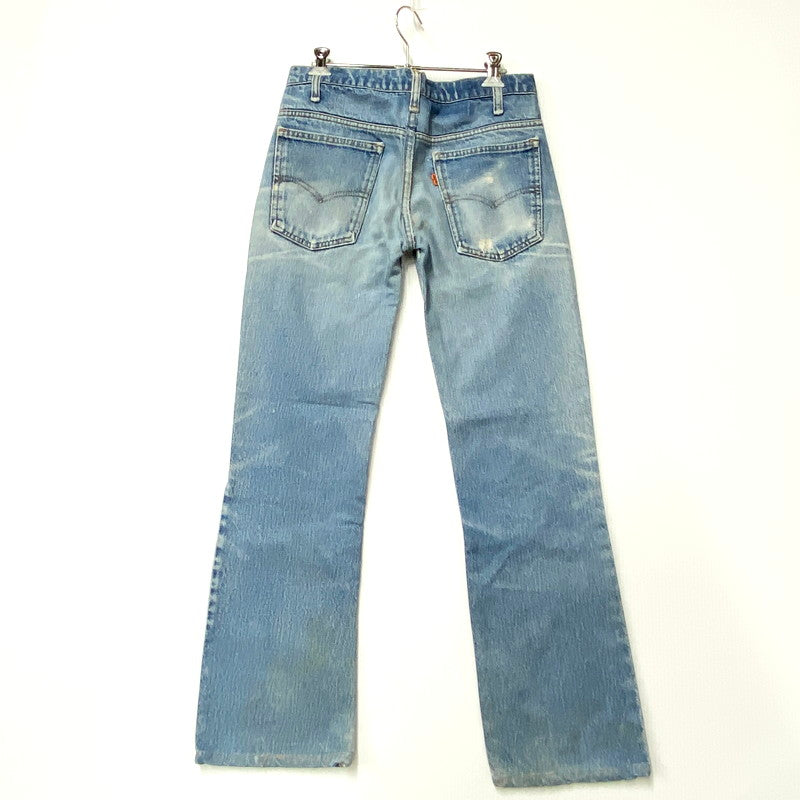 【中古品】【メンズ】 Levi's リーバイス 20517-0217 USA製 オレンジタブ 刻印869 BOOT CUT DENIM PANTS ブーツ カット デニム パンツ ボトムス ズボン 157-250906-ya-02-izu サイズ：W34 カラー：ライトインディゴ 万代Net店