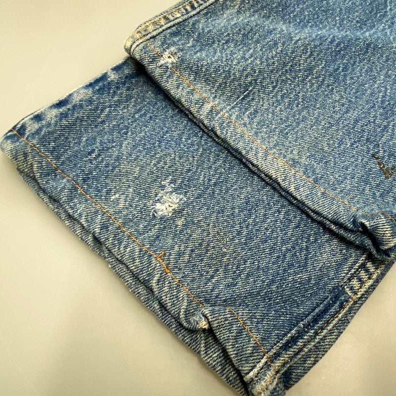 【中古品】【メンズ】 Levi's リーバイス 20517-0217 USA製 オレンジタブ 刻印869 BOOT CUT DENIM PANTS ブーツ カット デニム パンツ ボトムス ズボン 157-250906-ya-02-izu サイズ：W34 カラー：ライトインディゴ 万代Net店