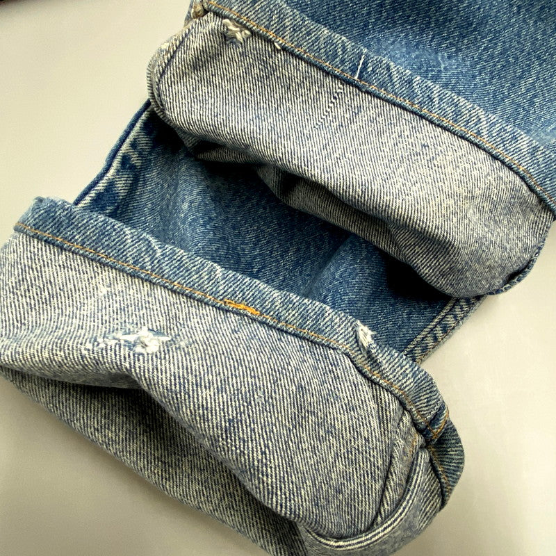 【中古品】【メンズ】 Levi's リーバイス 20517-0217 USA製 オレンジタブ 刻印869 BOOT CUT DENIM PANTS ブーツ カット デニム パンツ ボトムス ズボン 157-250906-ya-02-izu サイズ：W34 カラー：ライトインディゴ 万代Net店