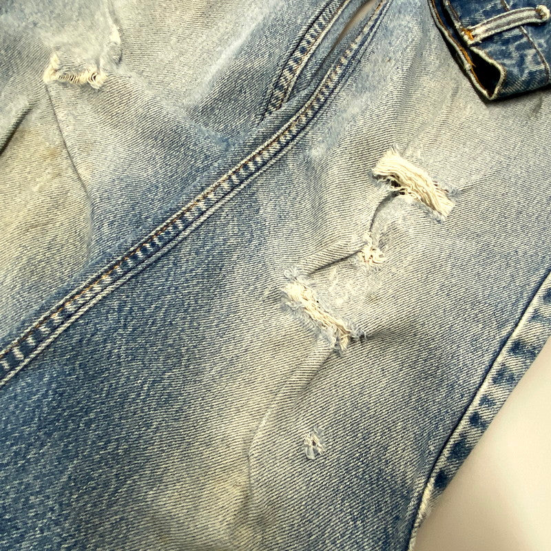 【中古品】【メンズ】 Levi's リーバイス 20517-0217 USA製 オレンジタブ 刻印869 BOOT CUT DENIM PANTS ブーツ カット デニム パンツ ボトムス ズボン 157-250906-ya-02-izu サイズ：W34 カラー：ライトインディゴ 万代Net店