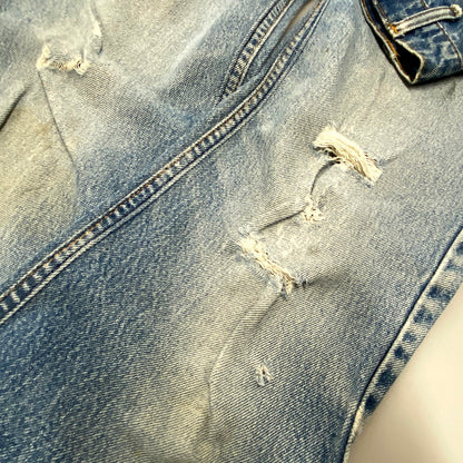 【中古品】【メンズ】 Levi's リーバイス 20517-0217 USA製 オレンジタブ 刻印869 BOOT CUT DENIM PANTS ブーツ カット デニム パンツ ボトムス ズボン 157-250906-ya-02-izu サイズ：W34 カラー：ライトインディゴ 万代Net店