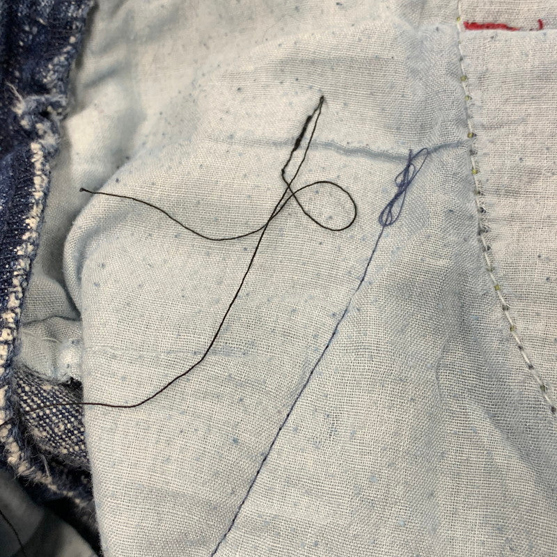 【現状渡し品】【メンズ】 PLATINUM FUBU プラチナムフブ WAPPEN DENIM PANTS ワッペン デニムパンツ ボトムス ズボン 157-250906-ya-11-izu サイズ：36 カラー：インディゴ 万代Net店