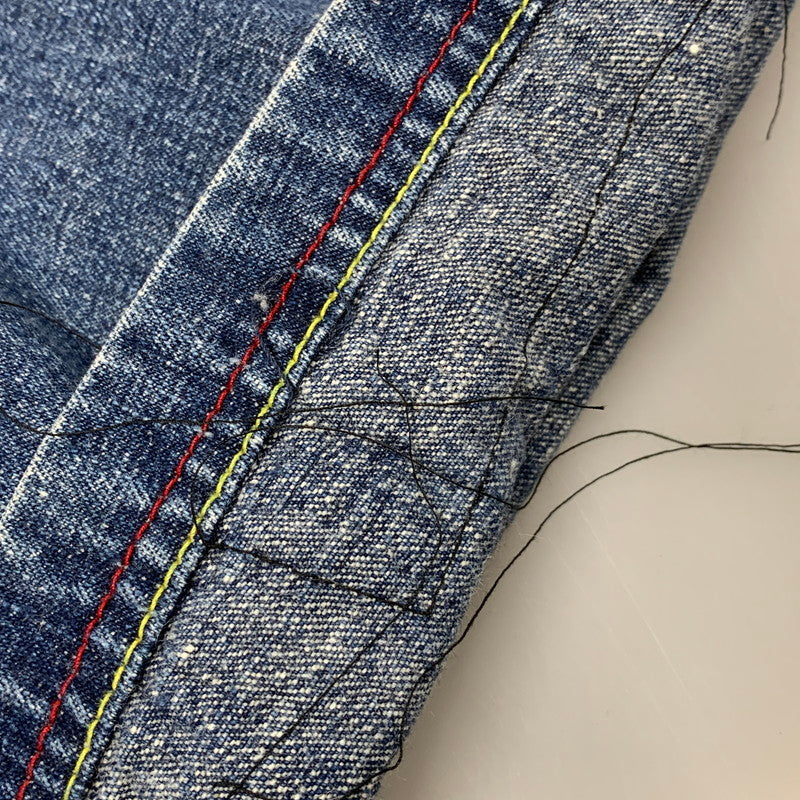 【現状渡し品】【メンズ】 PLATINUM FUBU プラチナムフブ WAPPEN DENIM PANTS ワッペン デニムパンツ ボトムス ズボン 157-250906-ya-11-izu サイズ：36 カラー：インディゴ 万代Net店