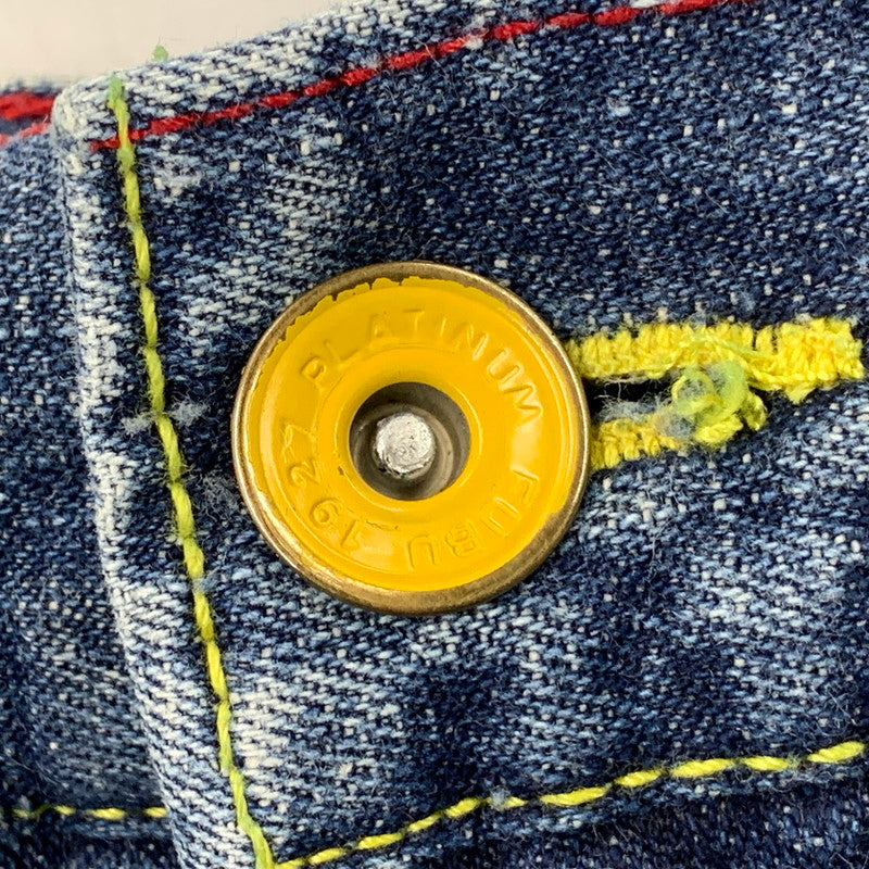 【現状渡し品】【メンズ】 PLATINUM FUBU プラチナムフブ WAPPEN DENIM PANTS ワッペン デニムパンツ ボトムス ズボン 157-250906-ya-11-izu サイズ：36 カラー：インディゴ 万代Net店
