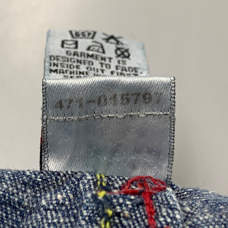 【現状渡し品】【メンズ】 PLATINUM FUBU プラチナムフブ WAPPEN DENIM PANTS ワッペン デニムパンツ ボトムス ズボン 157-250906-ya-11-izu サイズ：36 カラー：インディゴ 万代Net店