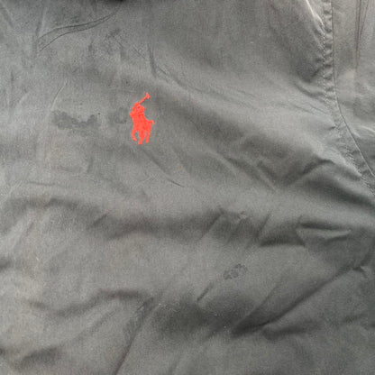 【ジャンク品】【メンズ】 POLO RALPH LAUREN ポロ・ラルフローレン FLEECE LINER NYLON JACKET フリースライナーナイロンジャケット アウター 長袖 147-250906-ma-14-izu サイズ：L カラー：BLACK 万代Net店