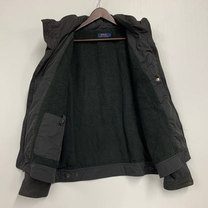 【ジャンク品】【メンズ】 POLO RALPH LAUREN ポロ・ラルフローレン FLEECE LINER NYLON JACKET フリースライナーナイロンジャケット アウター 長袖 147-250906-ma-14-izu サイズ：L カラー：BLACK 万代Net店