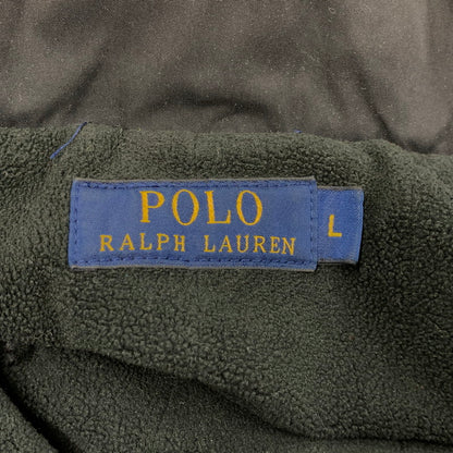 【ジャンク品】【メンズ】 POLO RALPH LAUREN ポロ・ラルフローレン FLEECE LINER NYLON JACKET フリースライナーナイロンジャケット アウター 長袖 147-250906-ma-14-izu サイズ：L カラー：BLACK 万代Net店