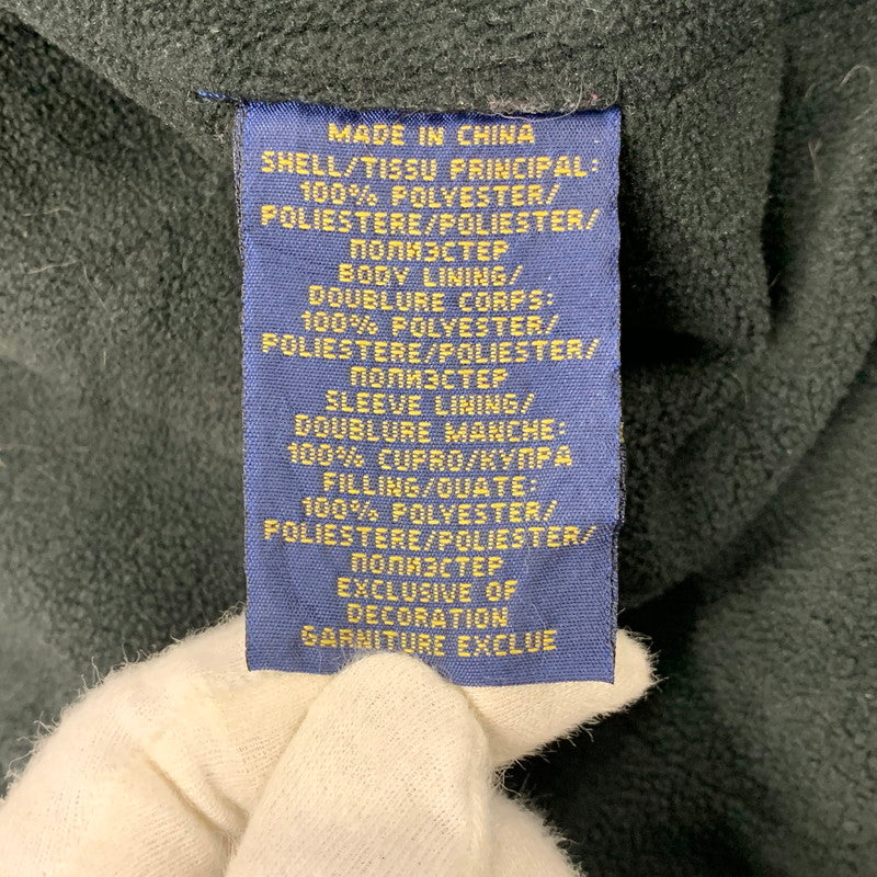 【ジャンク品】【メンズ】 POLO RALPH LAUREN ポロ・ラルフローレン FLEECE LINER NYLON JACKET フリースライナーナイロンジャケット アウター 長袖 147-250906-ma-14-izu サイズ：L カラー：BLACK 万代Net店