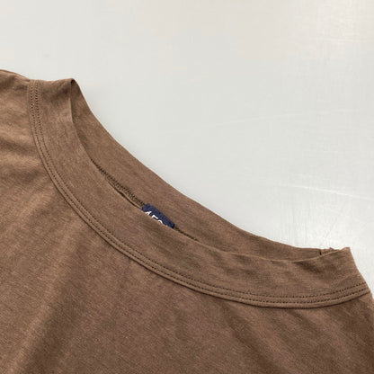 【中古品】【レディース】 45R フォーティーファイブアール 70550522 シルクバンダナ×天竺ドレス ワンピース 半袖 168-250830-ma-01-izu サイズ：00 カラー：ブラウン 万代Net店