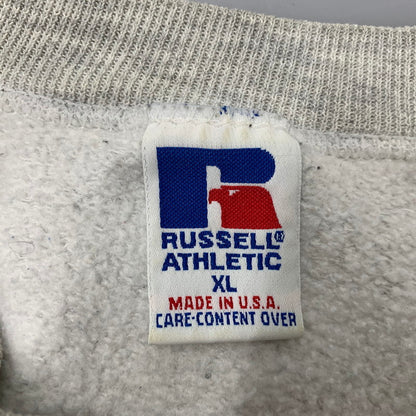【中古品】【メンズ】 RUSSELL ATHLETIC ラッセルアスレティック USA製 90S SAINT GERTRUDE 前V SWEATSHIRT 90年代 セントガートルード スウェット トップス 長袖 146-250906-ma-03-izu サイズ：XL カラー：グレー 万代Net店