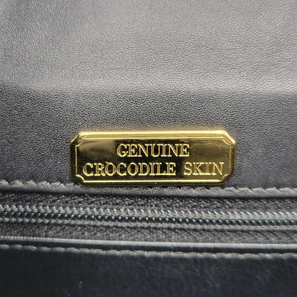 【中古品】【レディース】 USED CROCODILE HAND BAG ハンドバッグ カバン 鞄 188-250909-as-02-izu カラー：ブラック 万代Net店