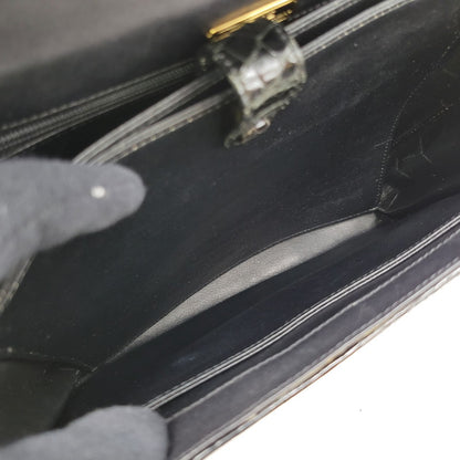 【中古品】【レディース】 USED CROCODILE HAND BAG ハンドバッグ カバン 鞄 188-250909-as-02-izu カラー：ブラック 万代Net店