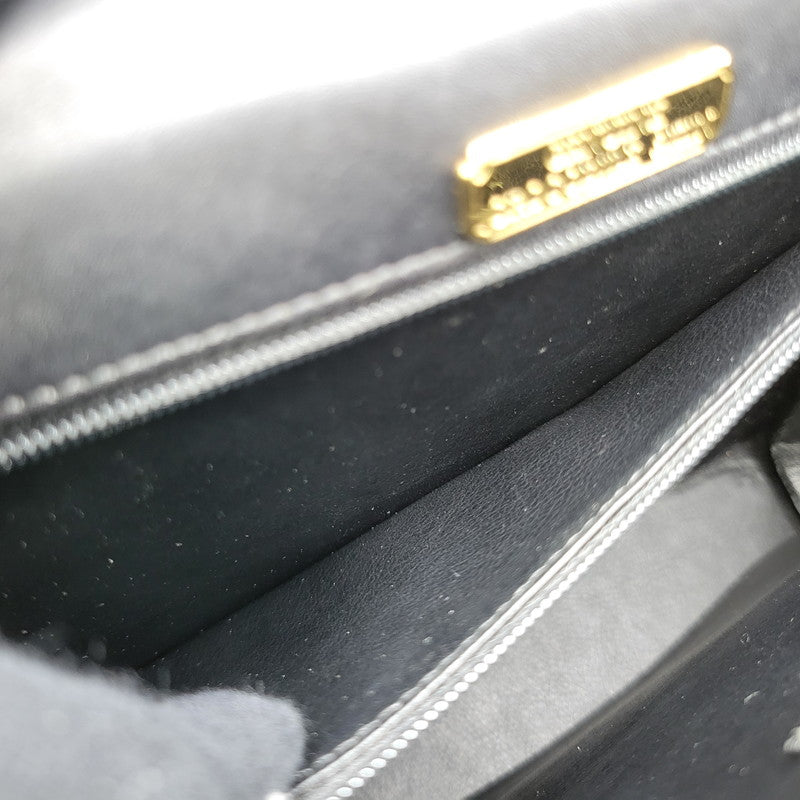 【中古品】【レディース】 USED CROCODILE HAND BAG ハンドバッグ カバン 鞄 188-250909-as-02-izu カラー：ブラック 万代Net店