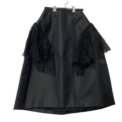 【中古品】【レディース】 Christian Dior クリスチャンディオール 5E21311M1612 DESIGN SILK SKIRT デザインシルクスカート ボトムス 168-250830-ma-06-izu サイズ：36 カラー：BLACK 万代Net店