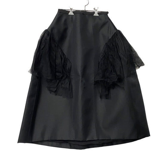 【中古品】【レディース】 Christian Dior クリスチャンディオール 5E21311M1612 DESIGN SILK SKIRT デザインシルクスカート ボトムス 168-250830-ma-06-izu サイズ：36 カラー：BLACK 万代Net店