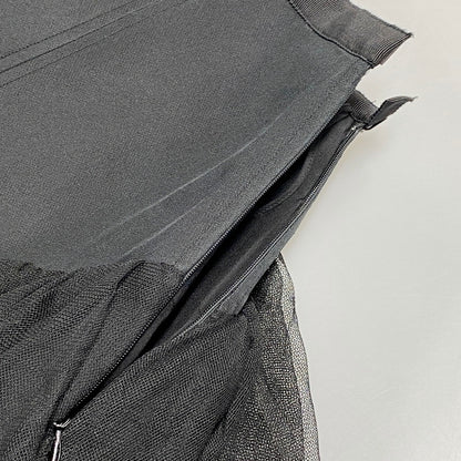 【中古品】【レディース】 Christian Dior クリスチャンディオール 5E21311M1612 DESIGN SILK SKIRT デザインシルクスカート ボトムス 168-250830-ma-06-izu サイズ：36 カラー：BLACK 万代Net店