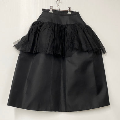 【中古品】【レディース】 Christian Dior クリスチャンディオール 5E21311M1612 DESIGN SILK SKIRT デザインシルクスカート ボトムス 168-250830-ma-06-izu サイズ：36 カラー：BLACK 万代Net店