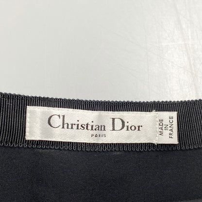 【中古品】【レディース】 Christian Dior クリスチャンディオール 5E21311M1612 DESIGN SILK SKIRT デザインシルクスカート ボトムス 168-250830-ma-06-izu サイズ：36 カラー：BLACK 万代Net店