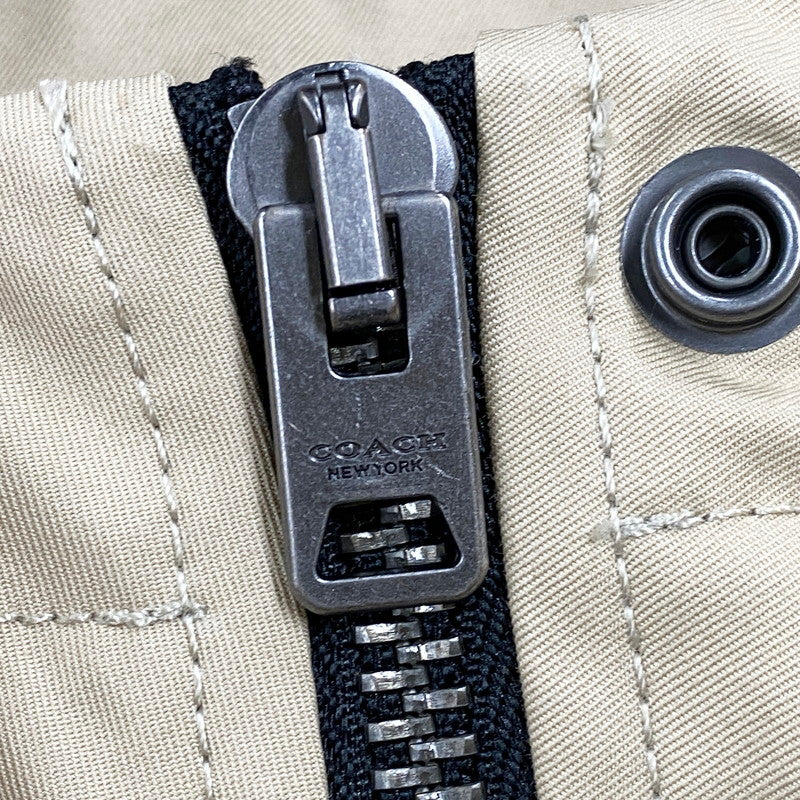 【中古品】【レディース】 COACH コーチ CG673 UTILITY HOODED TRENCH ユーティリティフーデッドトレンチ アウター コート 長袖 168-250830-ma-07-izu サイズ：S カラー：BEIGE 万代Net店